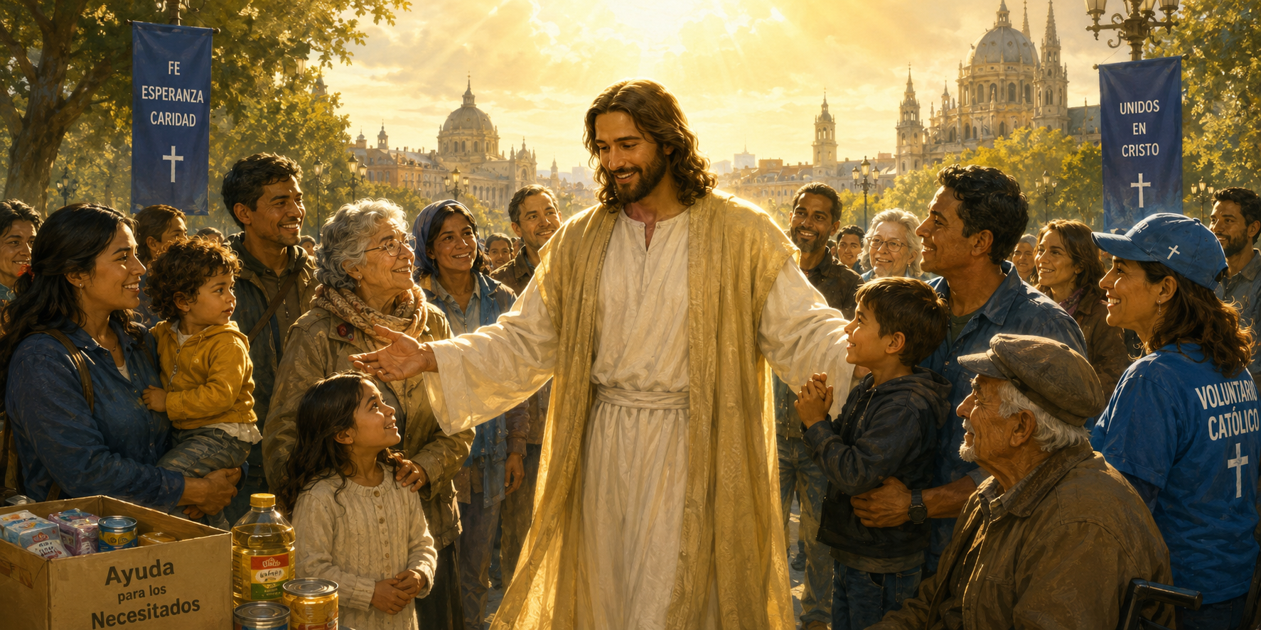 Jesús caminando con la comunidad